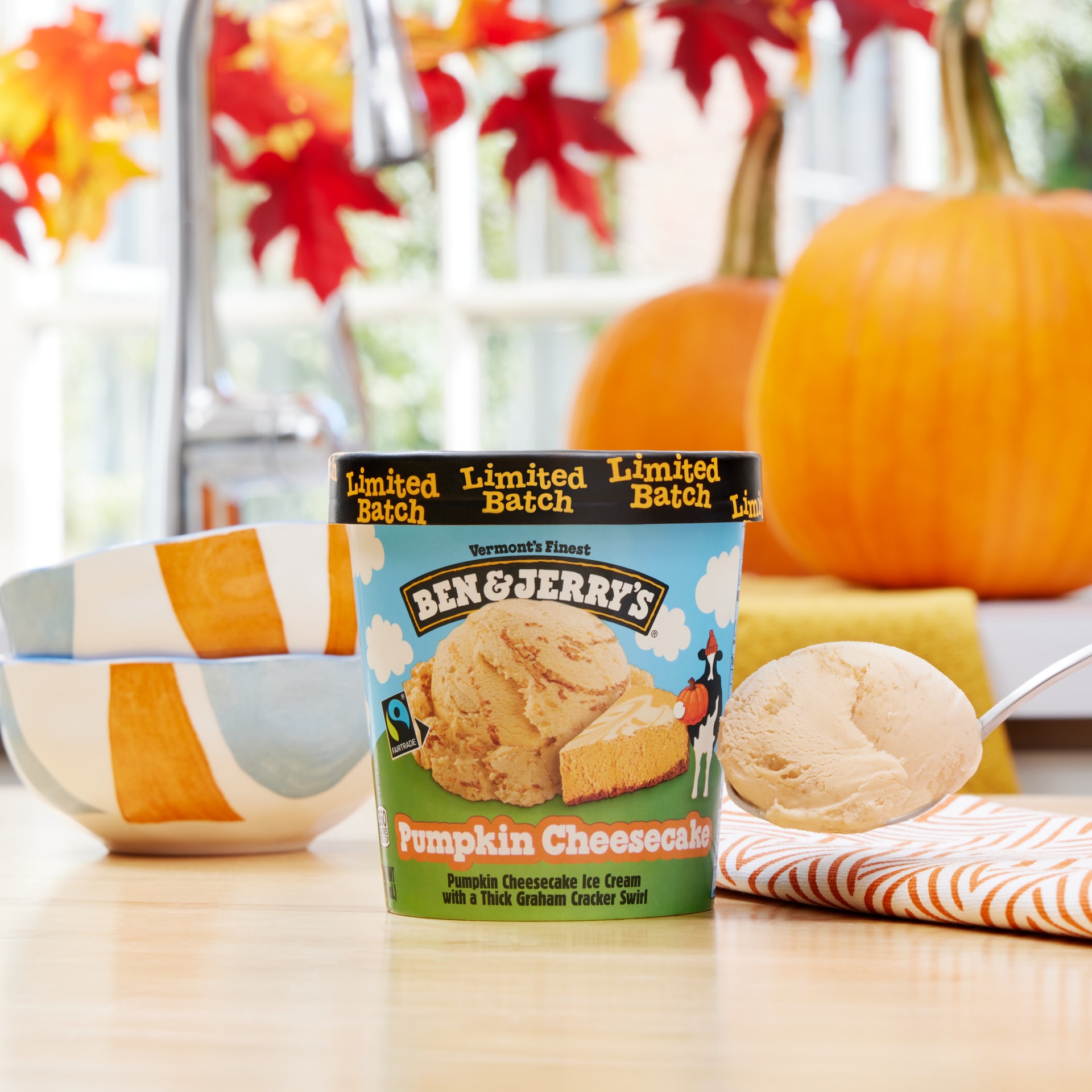 Pumpkin cheesecake sales ben and jerry's